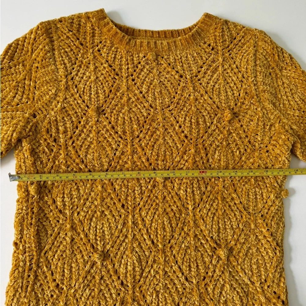 Ann Taylor LOFT Chenille short sleeve Bobble sweater Size Petite Small - Picture 9 of 10